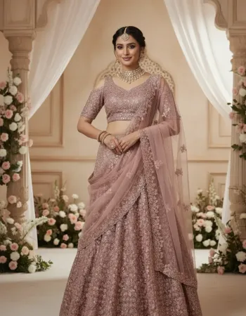 Soft Net Bridal Lehenga